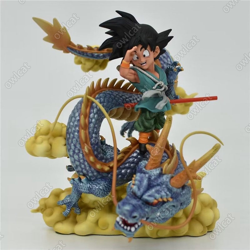 Mô Hình Nhân Vật Dragon Ball Z Goku & Shenron  21cm GK Son Goku Say Goodbye Manga Kakarot Shenlong God Figure PVC Packed in Box Model