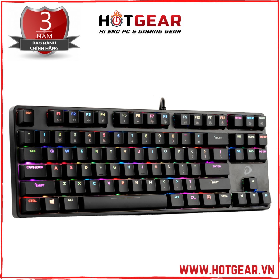 Bàn Phím Cơ Dareu Ek880 LED RGB hàng mới fullbox chính hãng