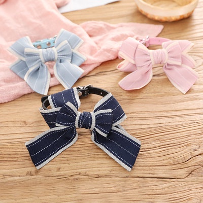 Vật nuôi mèo phụ kiện dễ thương công chúa BOW TIE vật nuôi mèo con thành mèo đồ trang sức mèo cổ áo dễ thương trang trí 