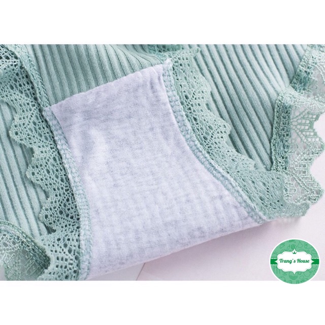 Quần Lót Nữ Cotton Sexy Ren Cao Cấp Đính nơ - Quần Chip Nữ đẹp kháng khuẩn mềm mịn nâng mông dễ thương M01 | BigBuy360 - bigbuy360.vn