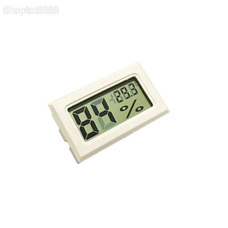 Nhiệt kế đo nhiệt độ kiêm độ ẩm đa năng (hình chữ nhật-màu ngẫn nhiên) (Kho hàng Hà nội)