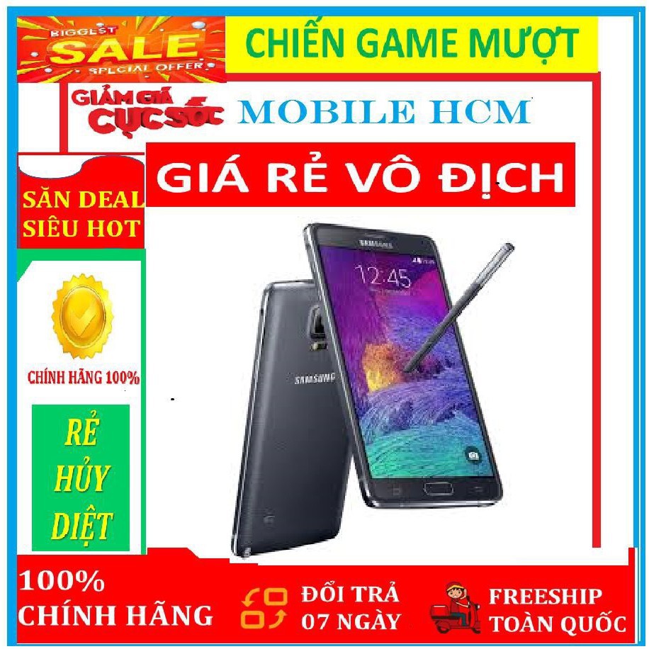 Điện Thoại Samsung Galaxy Note 4 (Nhập khẩu) Fullbox