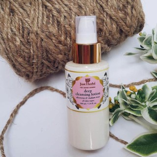 (no box) TẨY TRANG SẠCH SÂU JUST HERBS DEEP CLEANSING LOTION