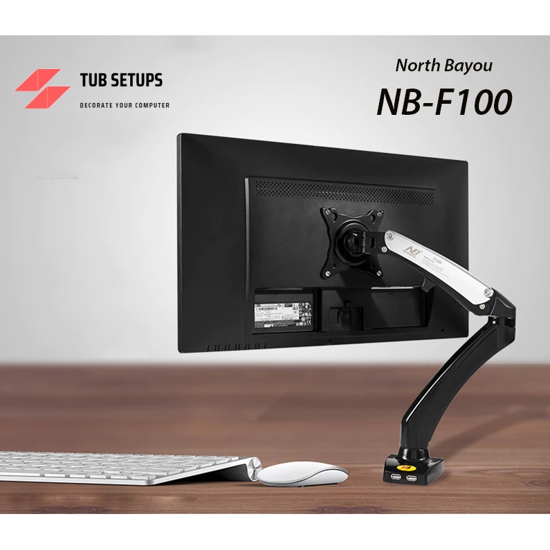 GIÁ TREO MÀN HÌNH MÁY TÍNH NB F100 (17-32inch) Monitor Arm