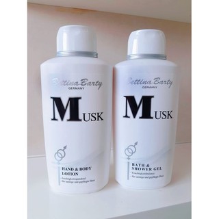 Sữa tắm và dưỡng thể Bettina Barty Musk hương nước hoa