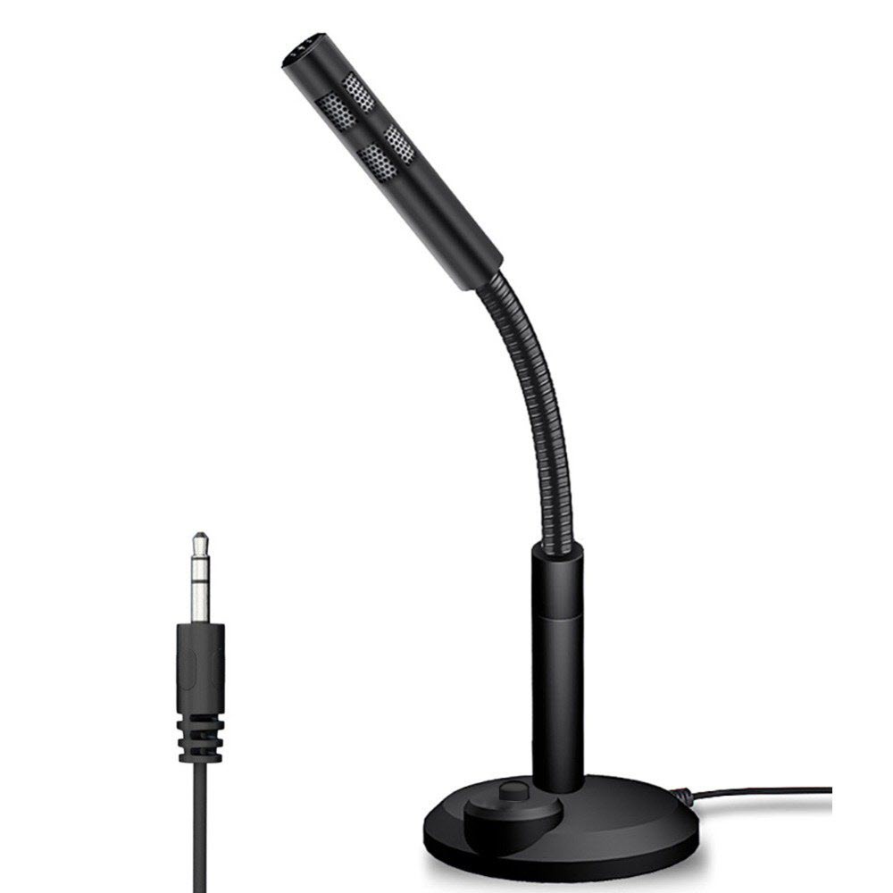 Microphone T22 nhỏ gọn cho máy tính, laptop kết nối cổng 3.5mm phù hợp nhiều loại PC, Macbook Microphone T22