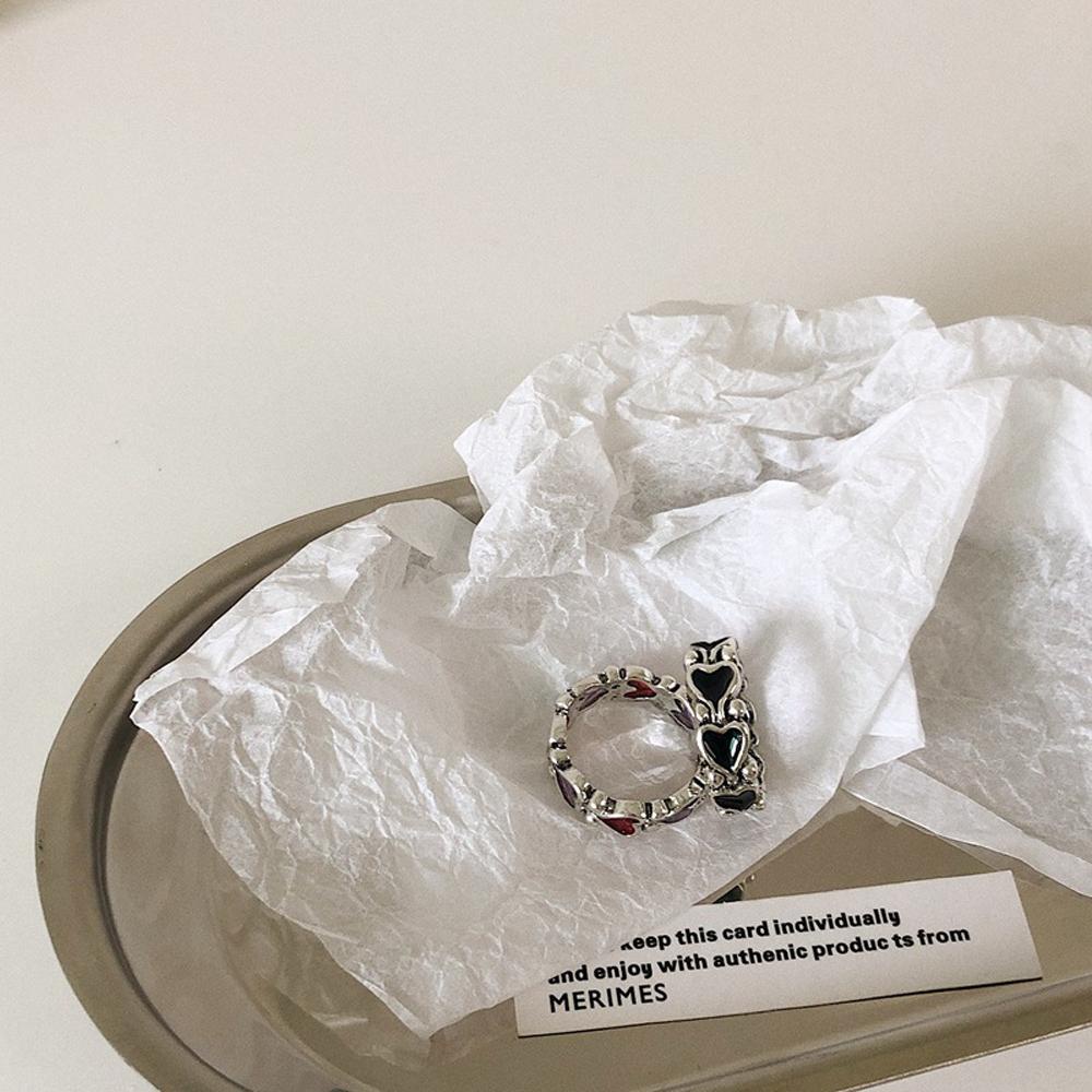 Nhẫn Hình Trái Tim Có Thể Điều Chỉnh Kích Cỡ