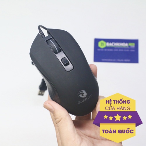 Chuột dây Bosston GM600 ổn định có led đa màu cực đẹp