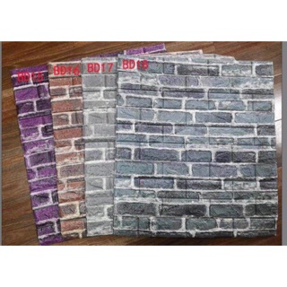 Xốp dán tường giả gạch cổ hàng 5,5mm kích thước 70x77