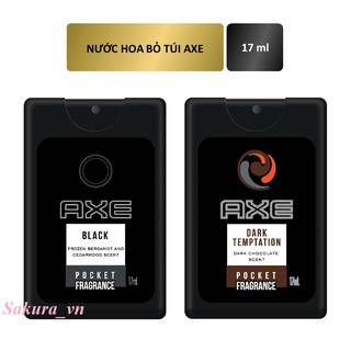 Nước Hoa Bỏ Túi Axe (Black/Dark) 17ml