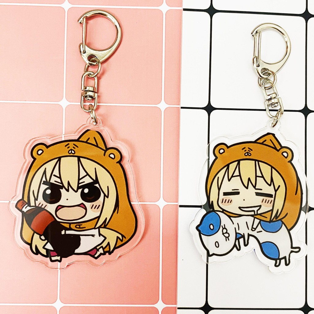 ( Mica trong acrylic ) Móc khóa Himouto! Umaru-chan Cô em gái hai mặt quà tặng xinh xắn dễ thương anime chibi