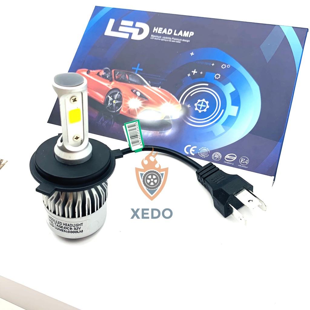 ĐÈN PHA LED C6 3 TIM LED H4 - LEDC63Tim01