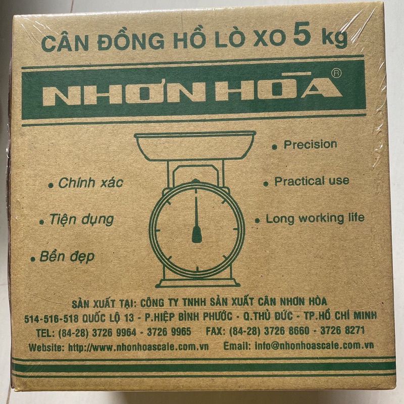 Cân Nhơn Hòa 2kg, 5kg hàng chính hãng 100%