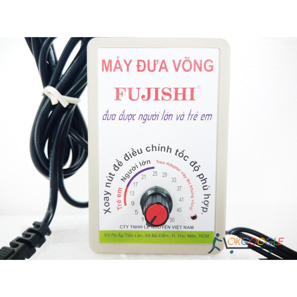 Máy đưa võng tự động (3 - 80Kg) Fujishi VA017 cho trẻ nhỏ và người lớn