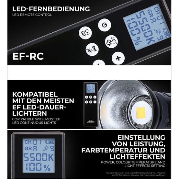 Điều khiển từ xa cho đèn led Jinbei EF-RC