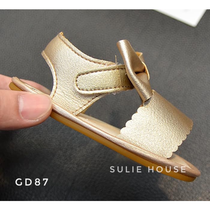 Sandal hở mũi đính nơ - GD87