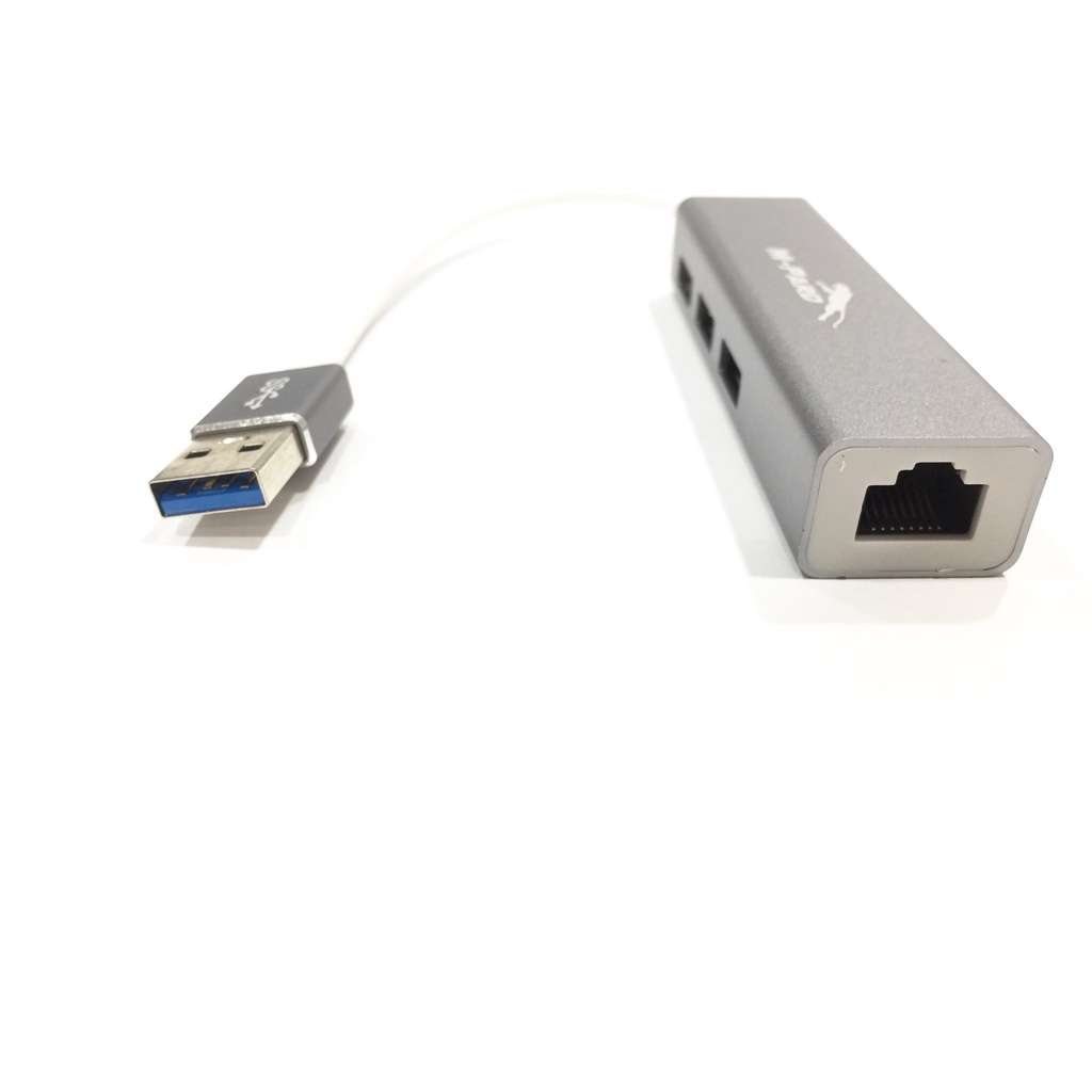 HUB USB 3P 3.0 - LAN 3.0 MH 050 M-PARD, BỘ CHIA CỔNG USB 1 RA 3 CỔNG 3.0 + LAN 10/100/1000