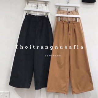 Quần kaki nữ - quần kaki ống rộng ViNaSa