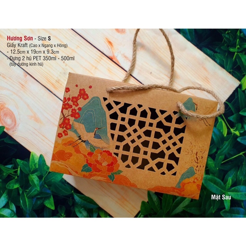 Túi giấy đựng bánh 12.5x19x9.3cm