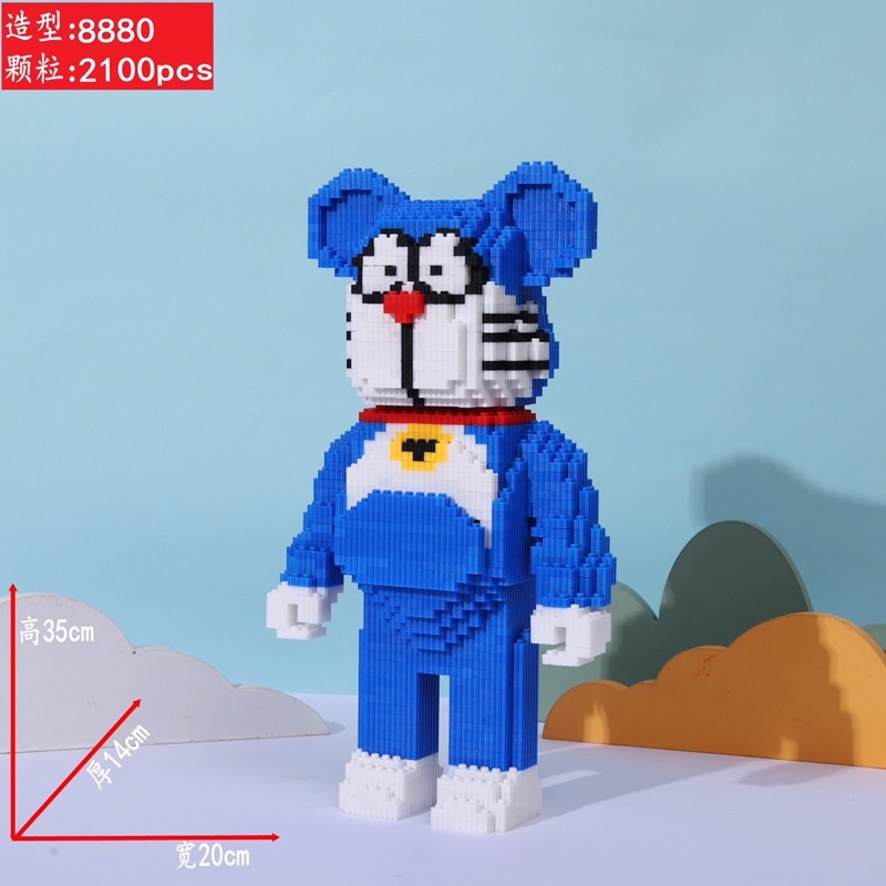 LEGO BEARBRICK MẪU MỚI NHẤT SIZE LỚN ĐỒ CHƠI LẮP RÁP TRÍ TUỆ CHO TRẺ