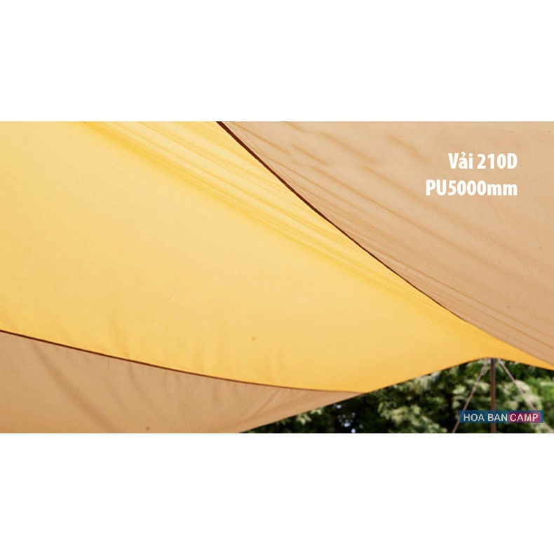 Tăng Dã Ngoại Chống Thấm | 420x420cm