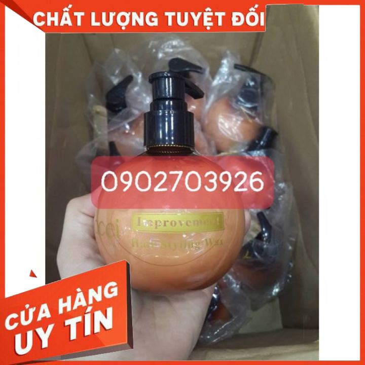 Wax Tạo Kiểu Tóc Lacei Improvement hũ màu nâu  250ml- giữ nếp tóc uấn mềm -vào lọn tự nhiên-không bết -dưỡng tóc chống k