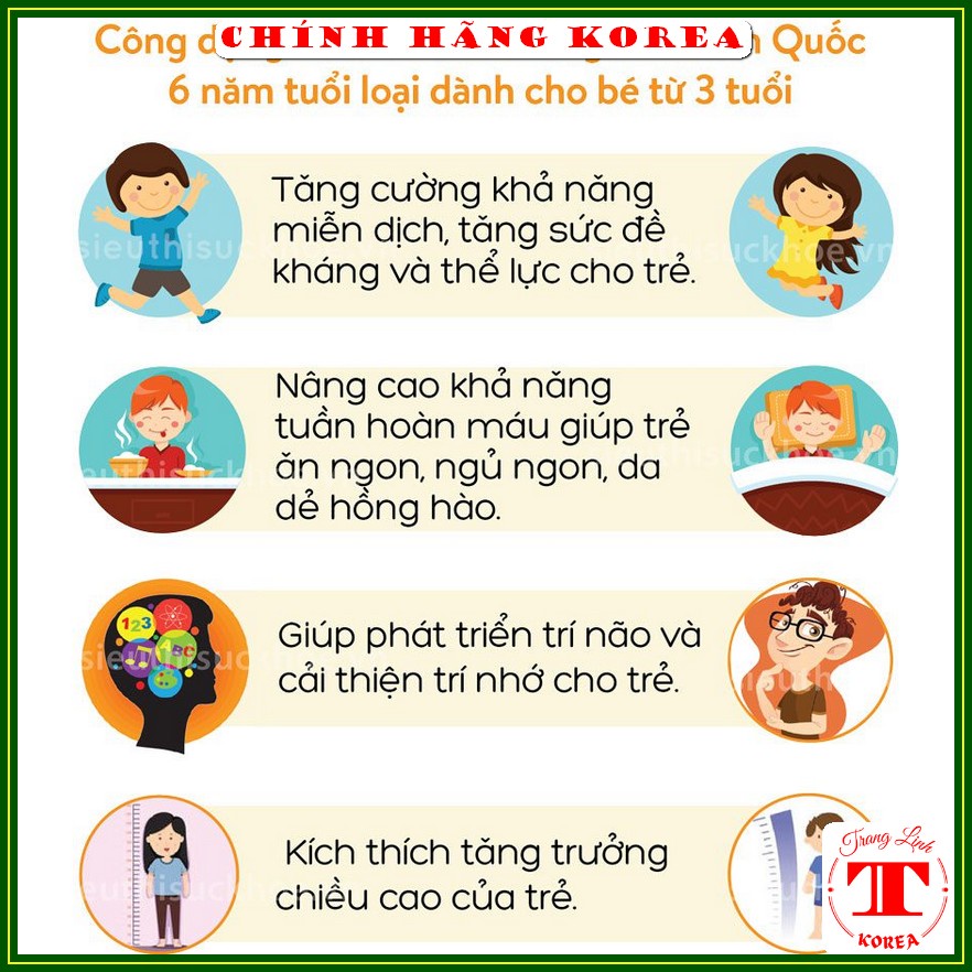 Hồng sâm baby hàn quốc, hộp 30 gói - Hồng sâm cho bé Dream Kids - Tăng chiều cao, tăng sức đề kháng cho bé - tranglinh