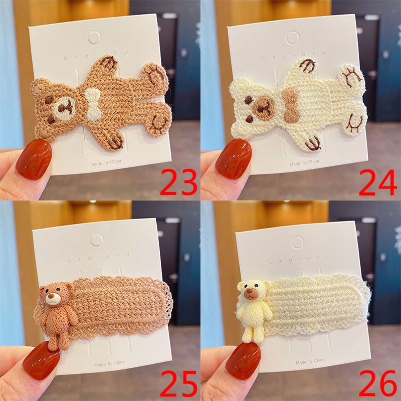 Kẹp Tóc Họa Tiết Hình Học Đơn Giản Dễ Thương Phong Cách Nhật Bản