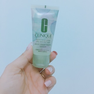 Clinique Sữa rửa mặt mát dịu da dầu Liquid Facial Soap Oily Skin Formula 30ml