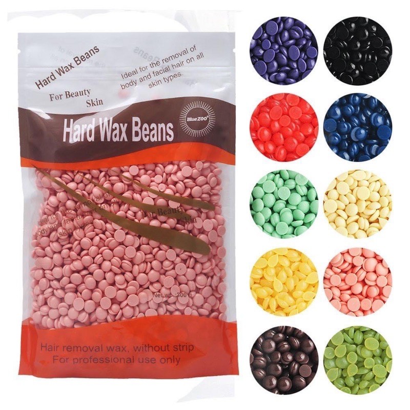 wax lông nóng dạng hạt hard wax beans ( 1 gói 300g)