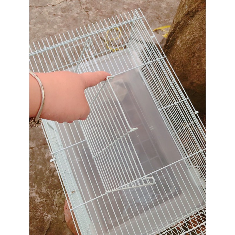 Lồng sắt siêu to 60*35*33.Lồng nuôi hamster, sóc, chim yến...[tặng kèm bình 80ml]