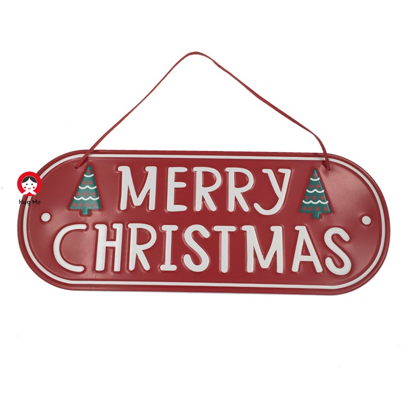 Bảng Treo Trang Trí Giáng Sinh Hình Ngôi Nhà
