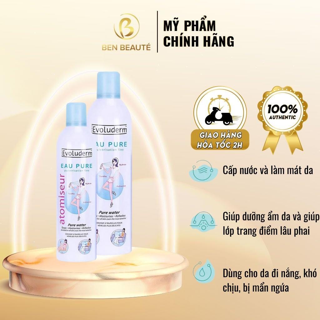 Xịt Khoáng Evoluderm Atomiseur Eau Pure