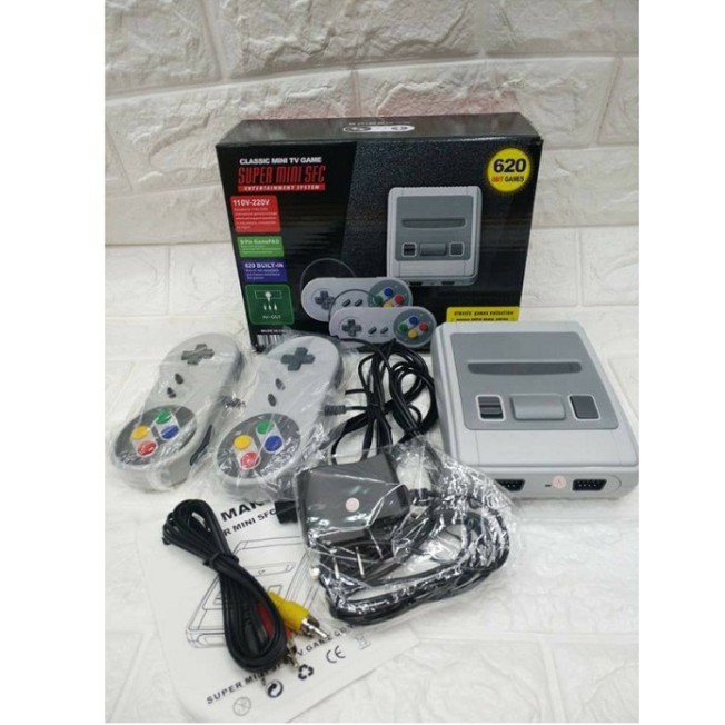 Máy Chơi Game Của Mọi Gia Đình Super Nes Classic Ti Vi Phiên Bản Máy SNES Mini SFC Retro Tích Hợp 620 Trò 2020