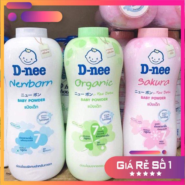 Phấn Rôm Em Bé Dnee D-nee Baby Powder Chính Hãng Thái Lan Chai 380g