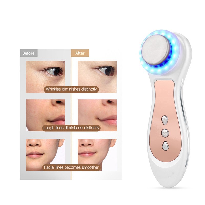 4 types of colors LED Light Photon Skin Rejuvenation Facial Firming Massager Cleaner Beauty Device