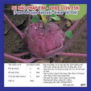 HẠT GIỐNG SU HÀO TÍM GÓI 2 GRAM
