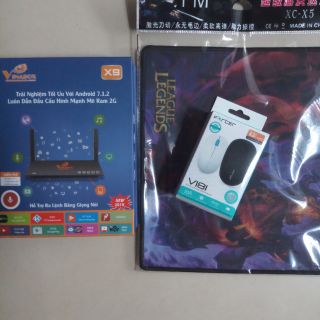 VINABOX X9 (RAM 2GB) TẶNG CHUỘT KHÔNG DÂY và MIẾNG LÓT CHUỘT LỚN CÓ VIỀN