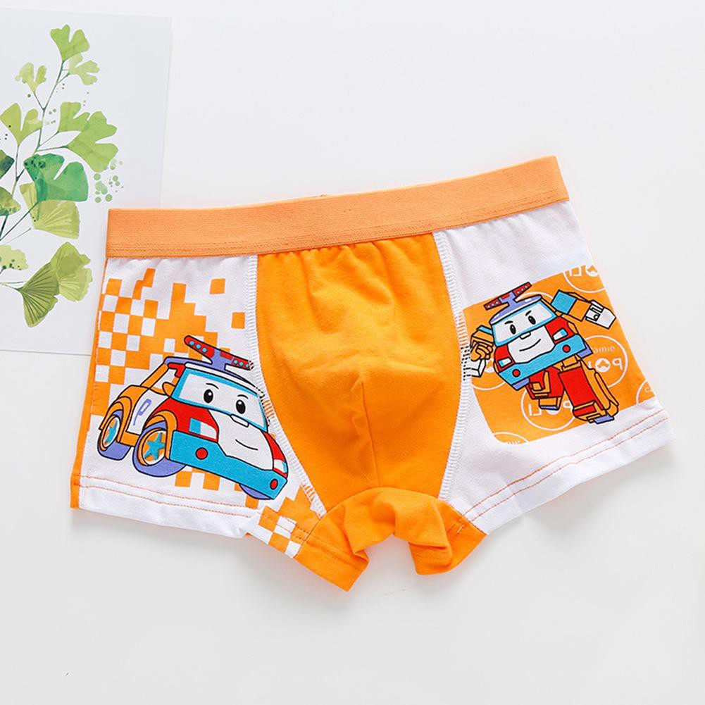 Quần lót boxer cotton họa tiết hoạt hình cho nam