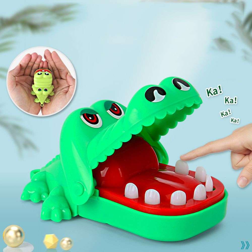 Đồ chơi cá sấu cắn tay giải tỏa căng thẳng nhiều màu