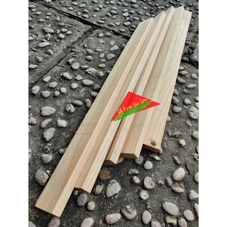 Thanh gỗ thông vuông dài 40cm rộng 4cm, dày 1.4cm dùng decor, đóng vật dụng, nhiều mục đích