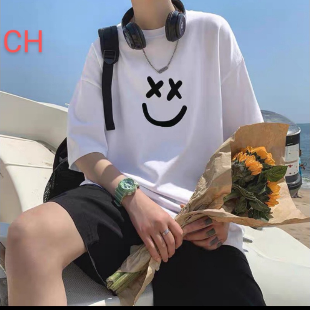 Áo phông nam nữ  mắt xx Chất cotton su Form thụng unisex CH330H