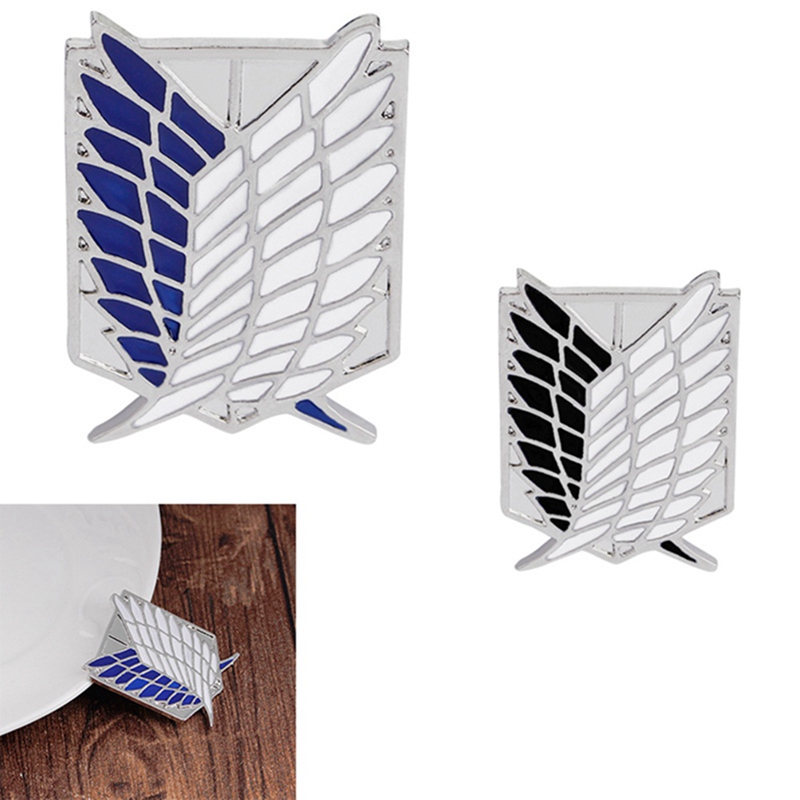 Attract Huy hiệu cài áo họa tiết nhân vật hoạt hình Attack On Titan thời trang