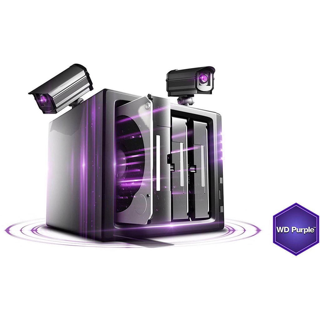 Ổ Cứng HDD Camera WD Purple 6TB ntelliPower - WD62PURZ