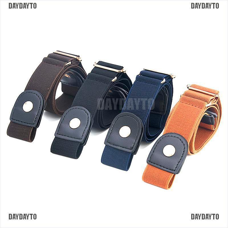 Thắt Lưng Unisex Co Giãn Không Khóa Có Thể Điều Chỉnh Trang Trí