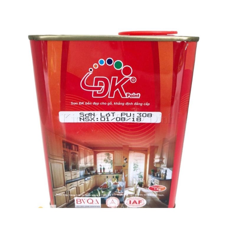 Sơn PU Đại Kiều, Bóng, Cứng, Lót hộp 1kg