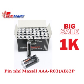 [SALE SOCK] Pin nhí MAXELL 3A R03(AB)2P.