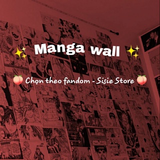 ✨Manga Wall 1 bộ/15 hình theo fandom Jujutsu, MHA, OP, AOT, CSM, SpyxFamily, BC, ahegao ✨