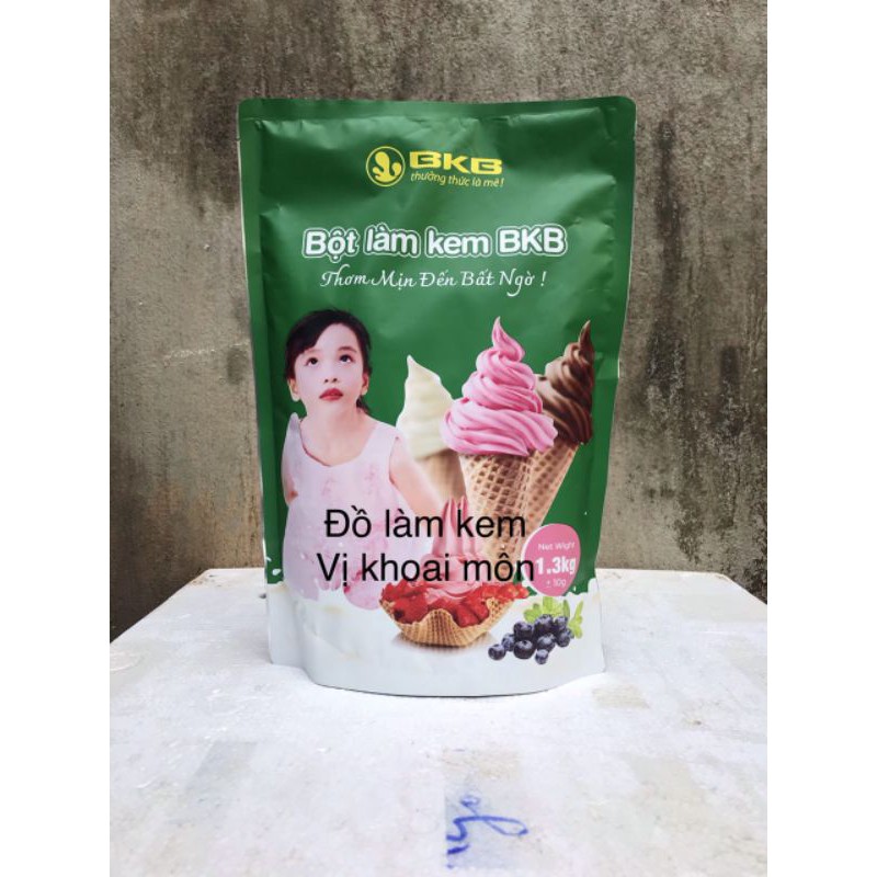 Bột làm kem tươi BKB vị khoai môn gói 1.3kg