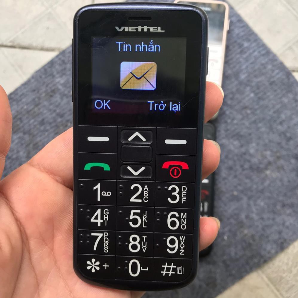 [Mã ELFLASH5 giảm 20K đơn 50K] Điện thoại Viettel V6216i Hoặc Xphone 2 Sim Cũ - Điện Thoại Người Già Kèm Pin Sạc